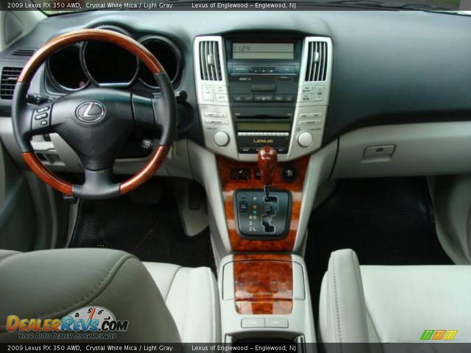 2009 Lexus RX 350 AWD Crystal White Mica / Light Gray Photo #9
