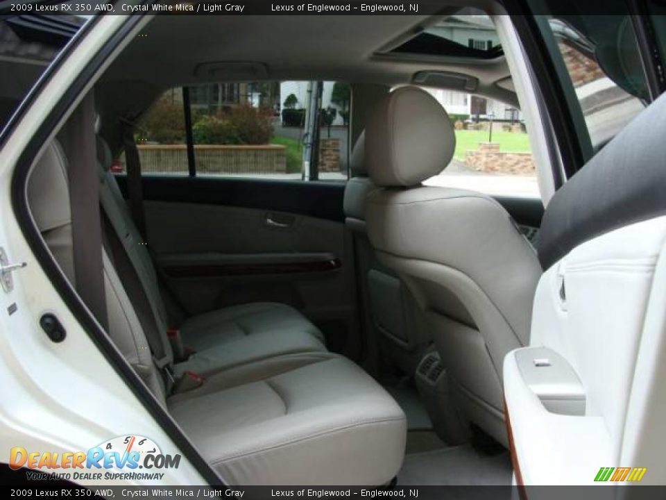 2009 Lexus RX 350 AWD Crystal White Mica / Light Gray Photo #12