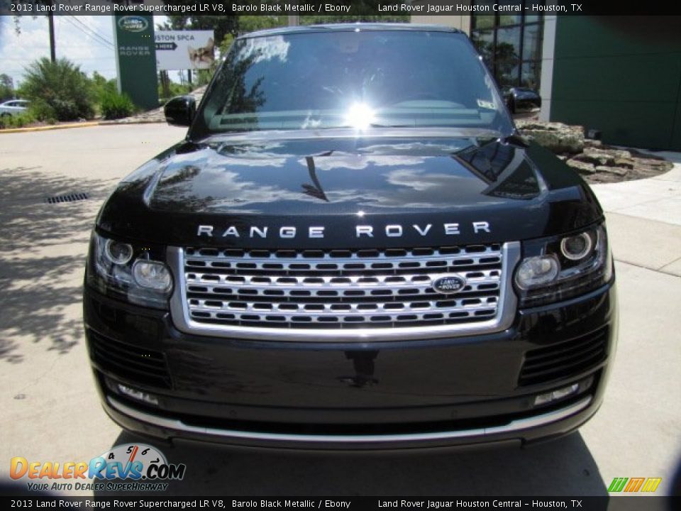 2013 Land Rover Range Rover Supercharged LR V8 Barolo Black Metallic / Ebony Photo #11