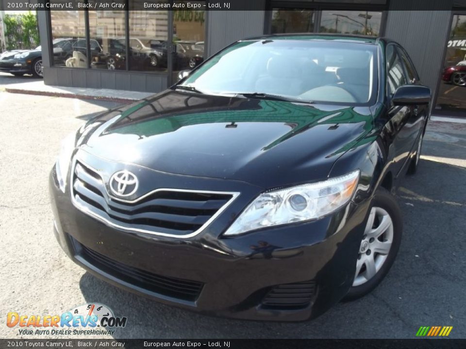 2010 Toyota Camry LE Black / Ash Gray Photo #1