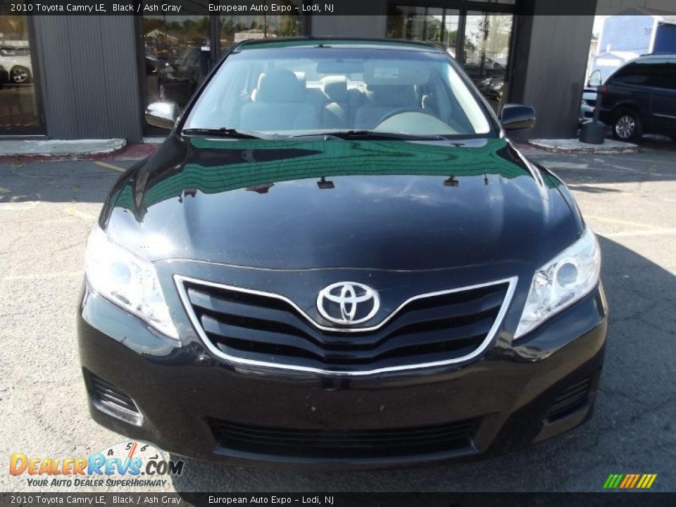 2010 Toyota Camry LE Black / Ash Gray Photo #7