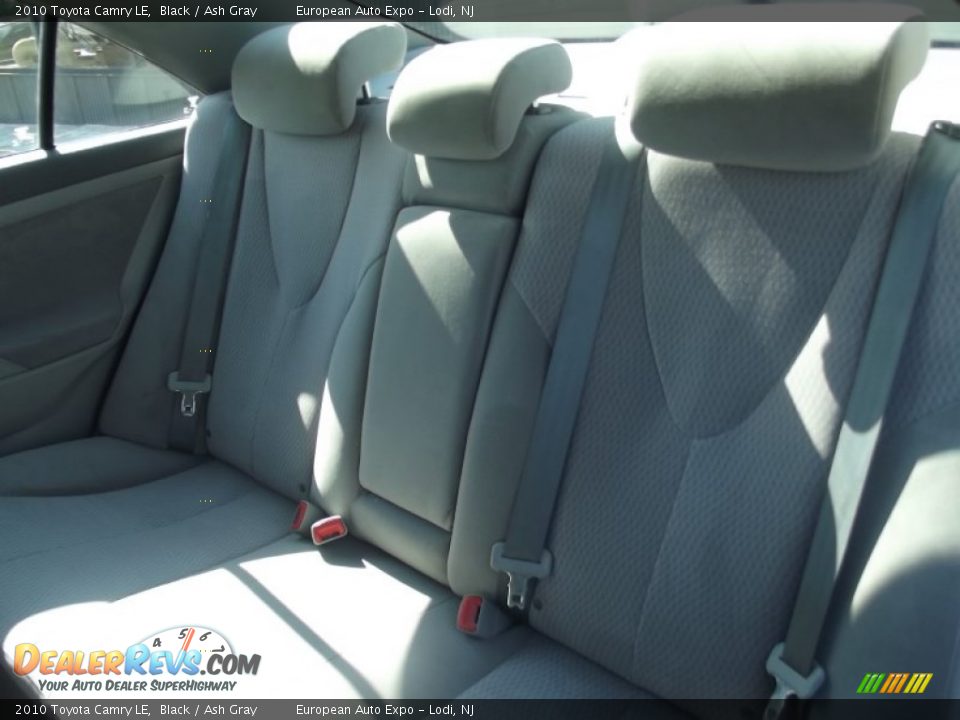 2010 Toyota Camry LE Black / Ash Gray Photo #12