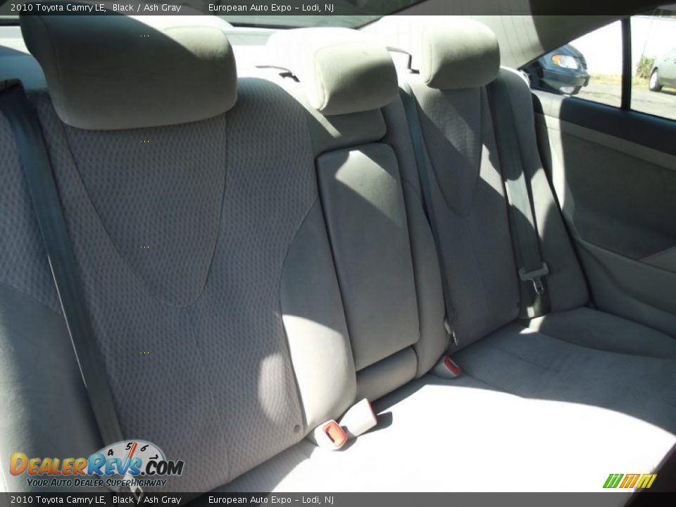 2010 Toyota Camry LE Black / Ash Gray Photo #14