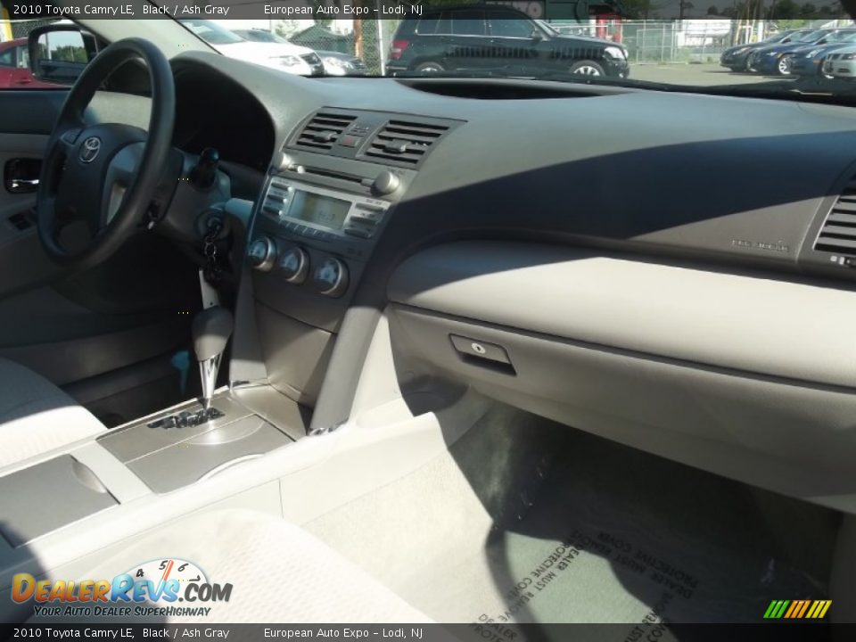 2010 Toyota Camry LE Black / Ash Gray Photo #15