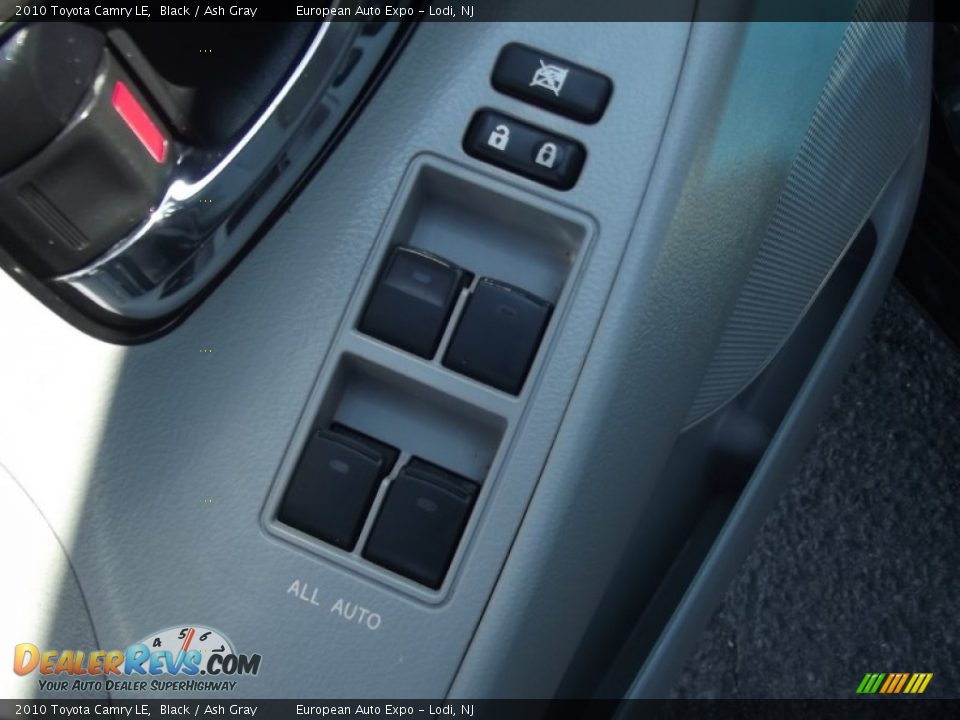 2010 Toyota Camry LE Black / Ash Gray Photo #17