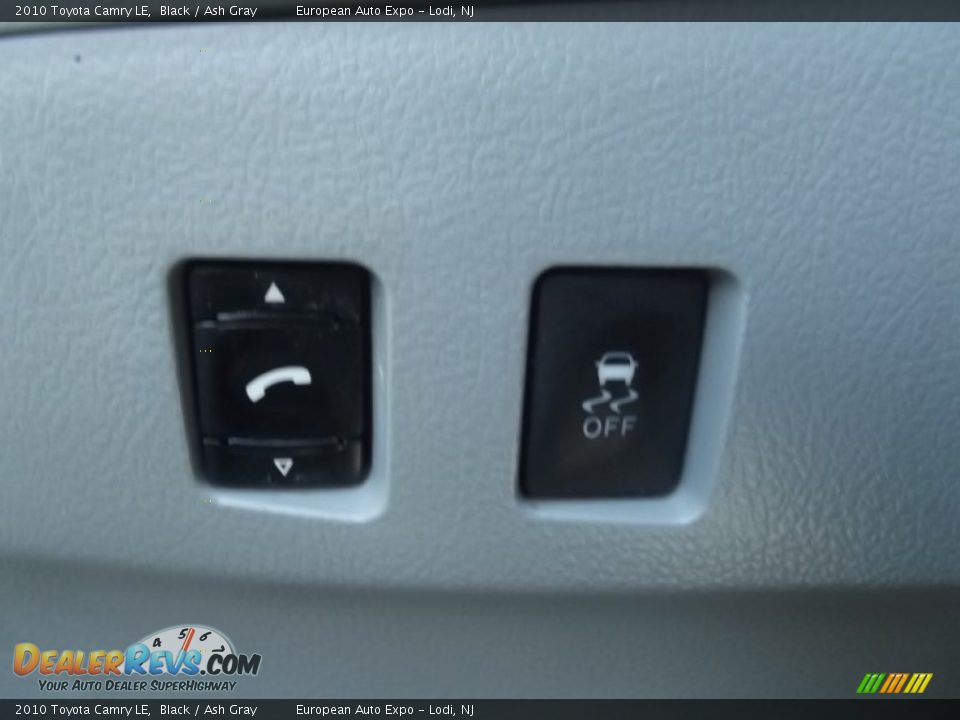 2010 Toyota Camry LE Black / Ash Gray Photo #20