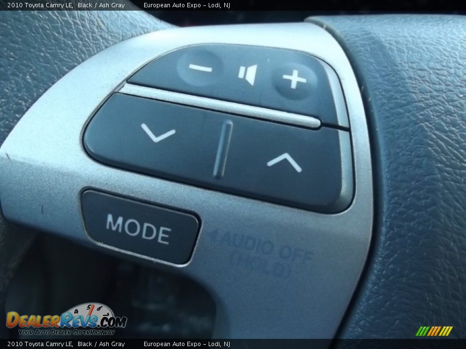 2010 Toyota Camry LE Black / Ash Gray Photo #23