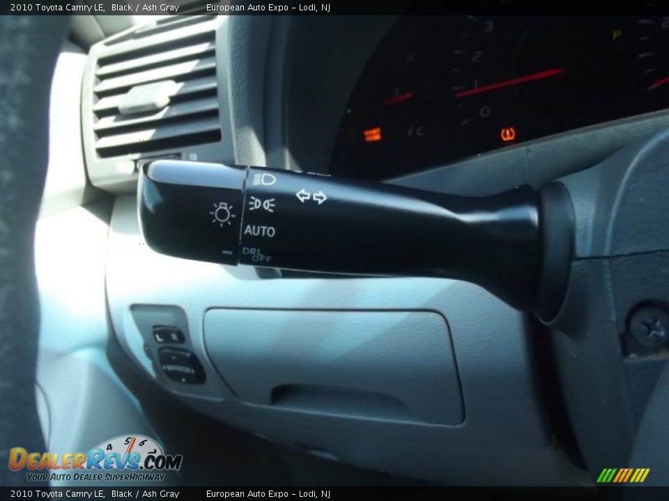 2010 Toyota Camry LE Black / Ash Gray Photo #25
