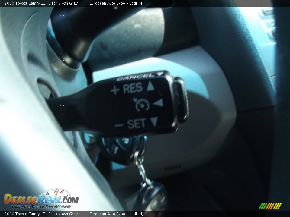 2010 Toyota Camry LE Black / Ash Gray Photo #26