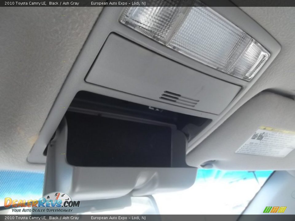 2010 Toyota Camry LE Black / Ash Gray Photo #33