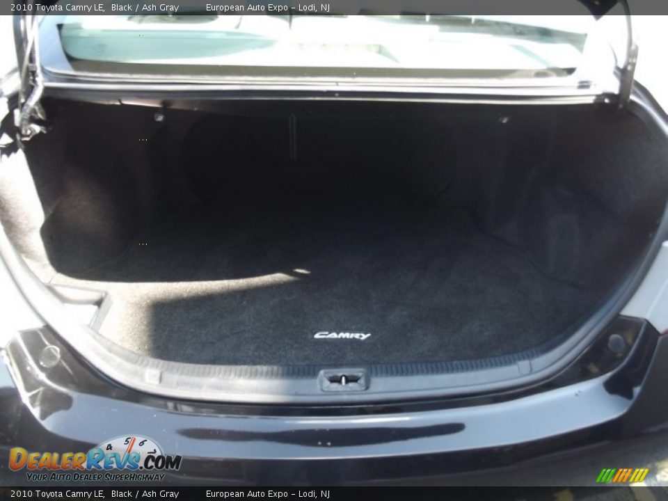 2010 Toyota Camry LE Black / Ash Gray Photo #35