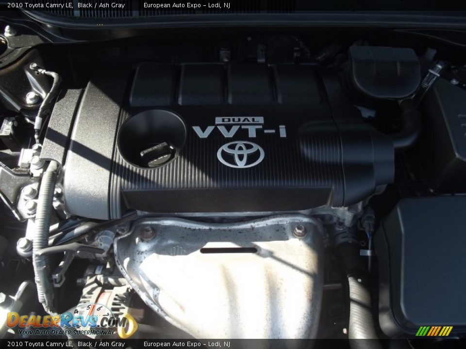 2010 Toyota Camry LE Black / Ash Gray Photo #36