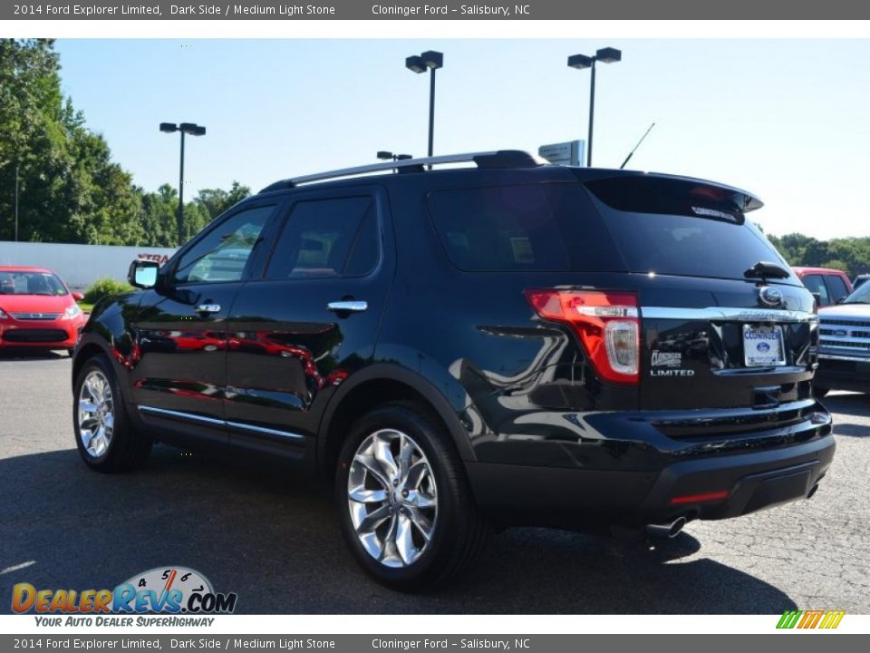 2014 Ford Explorer Limited Dark Side / Medium Light Stone Photo #31