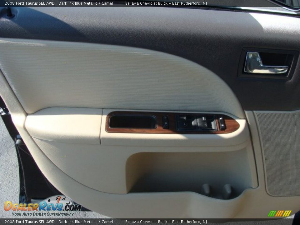 2008 Ford Taurus SEL AWD Dark Ink Blue Metallic / Camel Photo #6