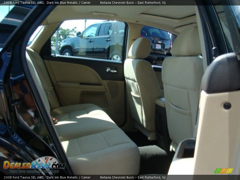 2008 Ford Taurus SEL AWD Dark Ink Blue Metallic / Camel Photo #12
