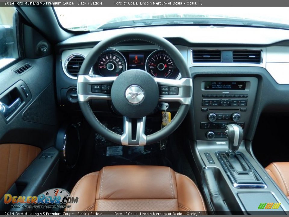 Dashboard of 2014 Ford Mustang V6 Premium Coupe Photo #7