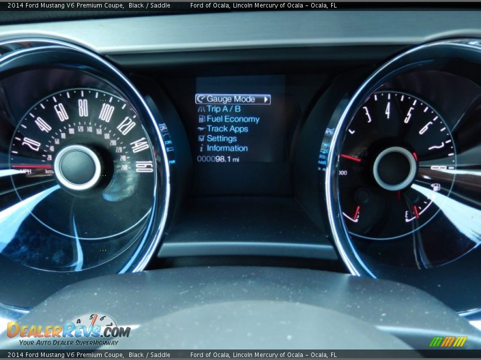 2014 Ford Mustang V6 Premium Coupe Gauges Photo #8