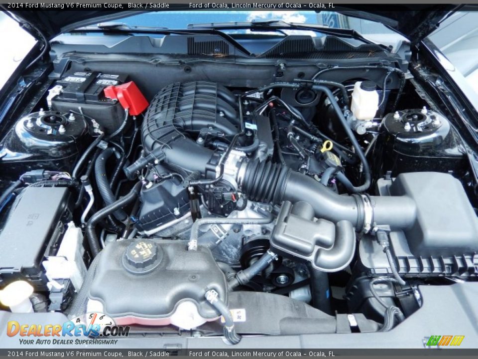 2014 Ford Mustang V6 Premium Coupe 3.7 Liter DOHC 24-Valve Ti-VCT V6 Engine Photo #10