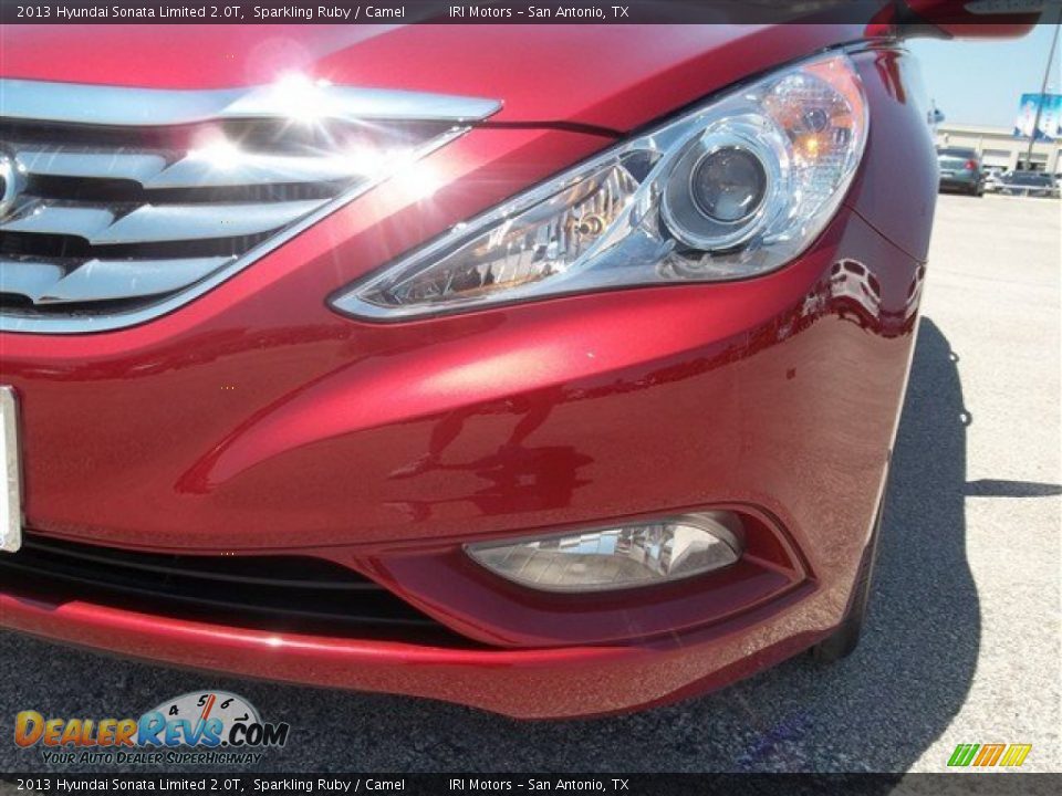 2013 Hyundai Sonata Limited 2.0T Sparkling Ruby / Camel Photo #3
