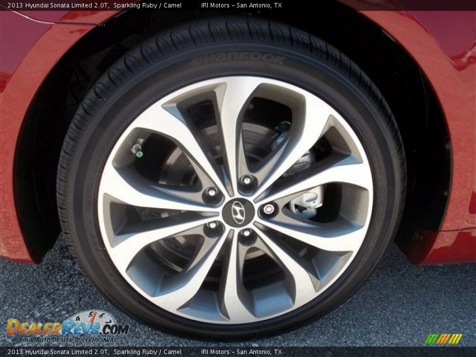 2013 Hyundai Sonata Limited 2.0T Sparkling Ruby / Camel Photo #4