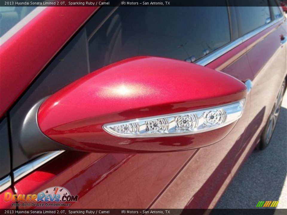 2013 Hyundai Sonata Limited 2.0T Sparkling Ruby / Camel Photo #5