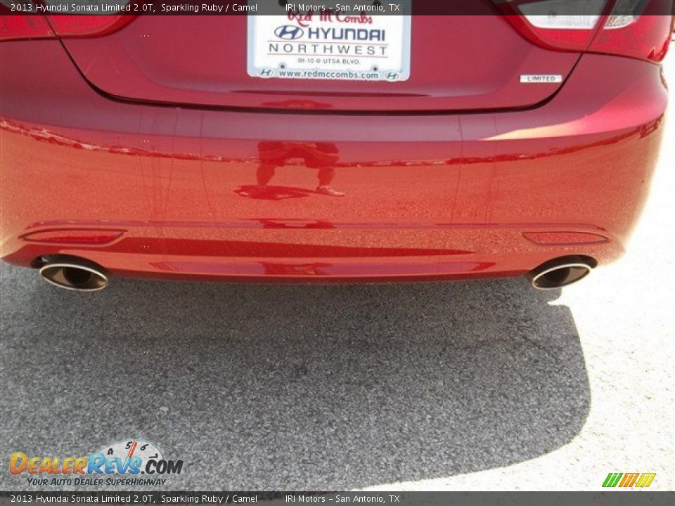2013 Hyundai Sonata Limited 2.0T Sparkling Ruby / Camel Photo #8