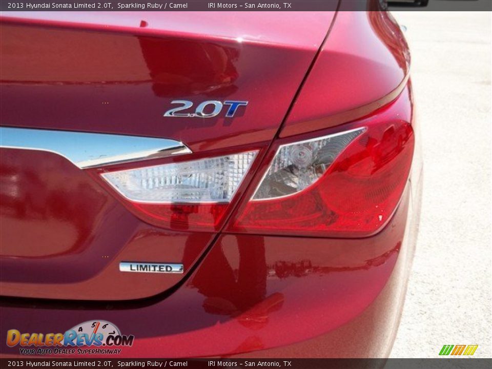 2013 Hyundai Sonata Limited 2.0T Sparkling Ruby / Camel Photo #9
