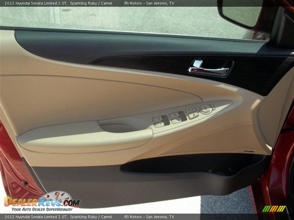 2013 Hyundai Sonata Limited 2.0T Sparkling Ruby / Camel Photo #14