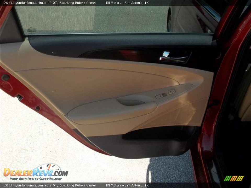 2013 Hyundai Sonata Limited 2.0T Sparkling Ruby / Camel Photo #15