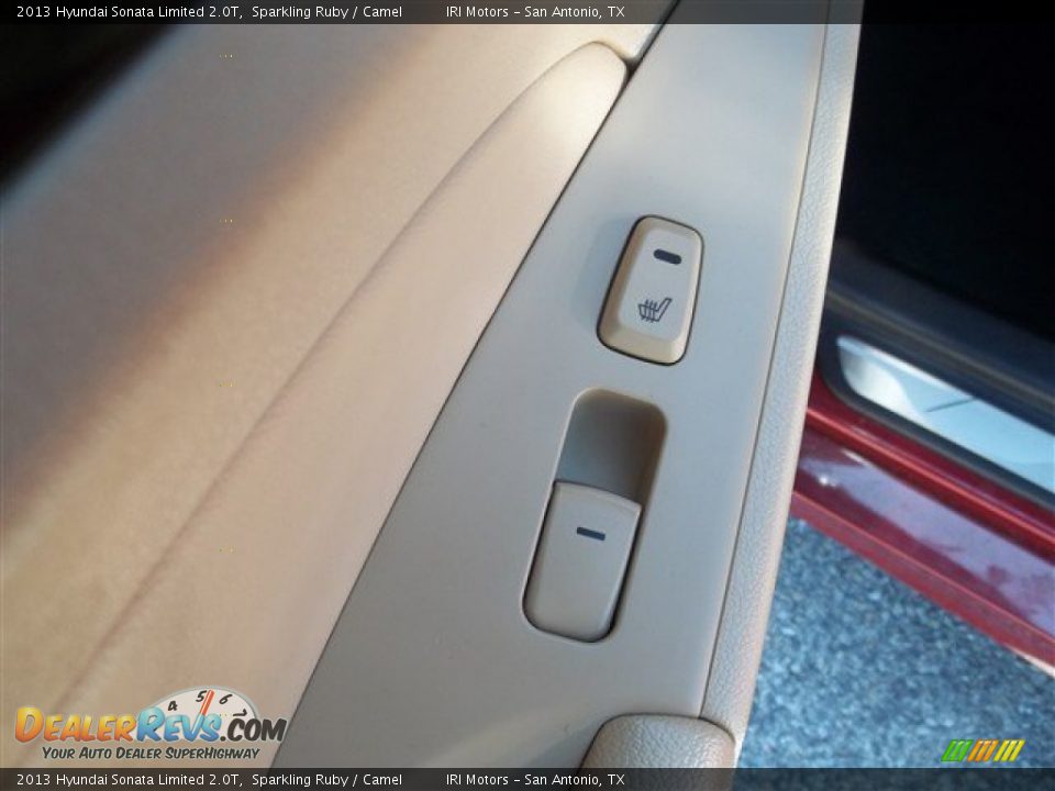 2013 Hyundai Sonata Limited 2.0T Sparkling Ruby / Camel Photo #16