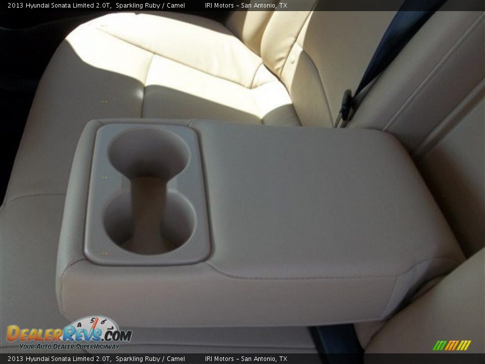 2013 Hyundai Sonata Limited 2.0T Sparkling Ruby / Camel Photo #18