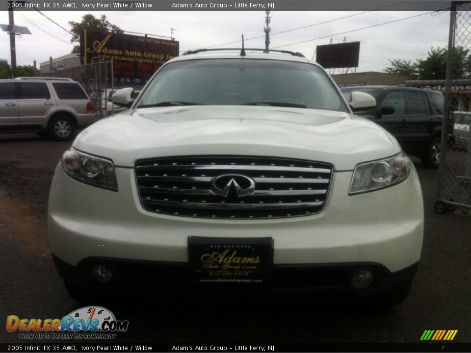 2005 Infiniti FX 35 AWD Ivory Pearl White / Willow Photo #7