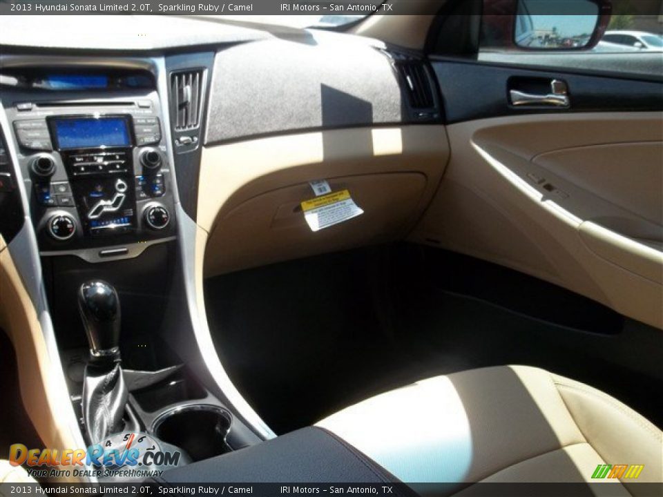 2013 Hyundai Sonata Limited 2.0T Sparkling Ruby / Camel Photo #21
