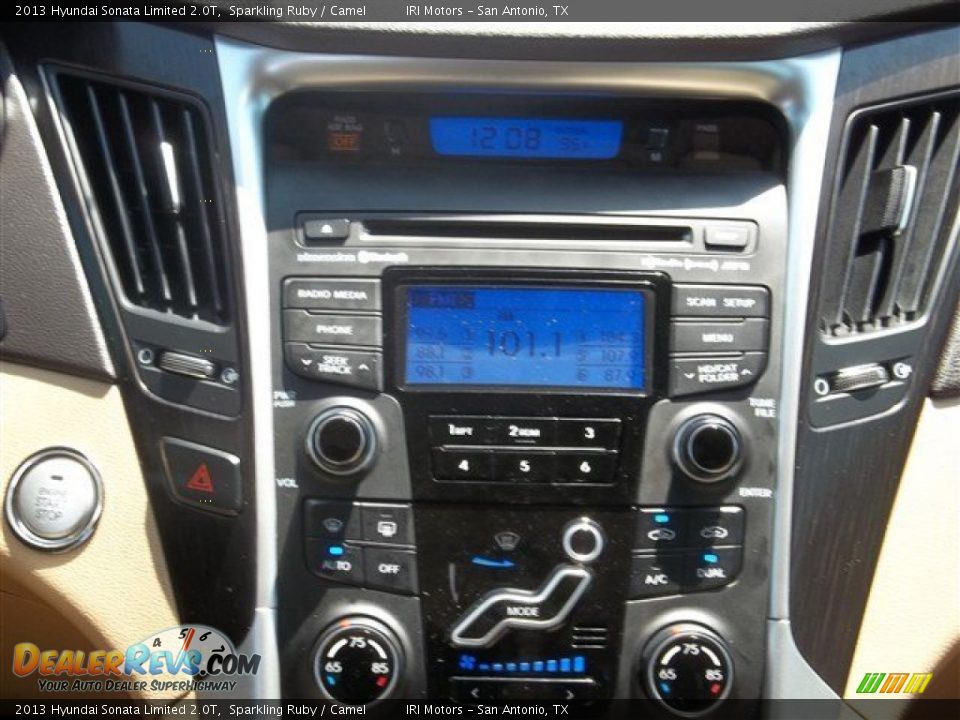 2013 Hyundai Sonata Limited 2.0T Sparkling Ruby / Camel Photo #23