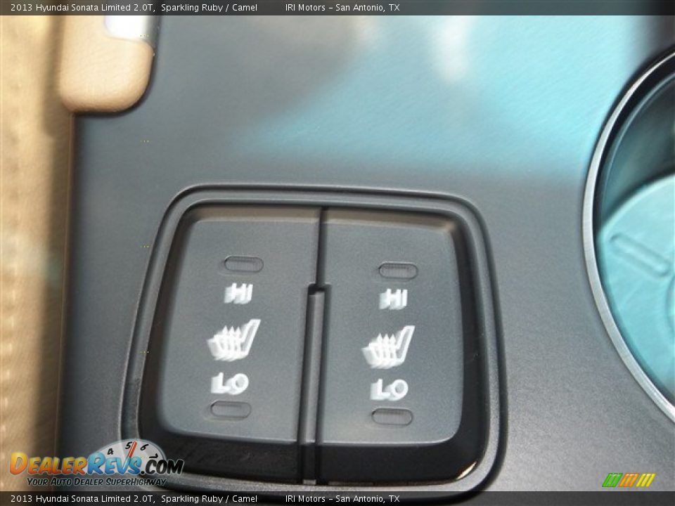 2013 Hyundai Sonata Limited 2.0T Sparkling Ruby / Camel Photo #25