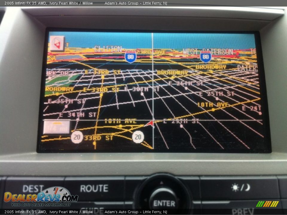 2005 Infiniti FX 35 AWD Ivory Pearl White / Willow Photo #13