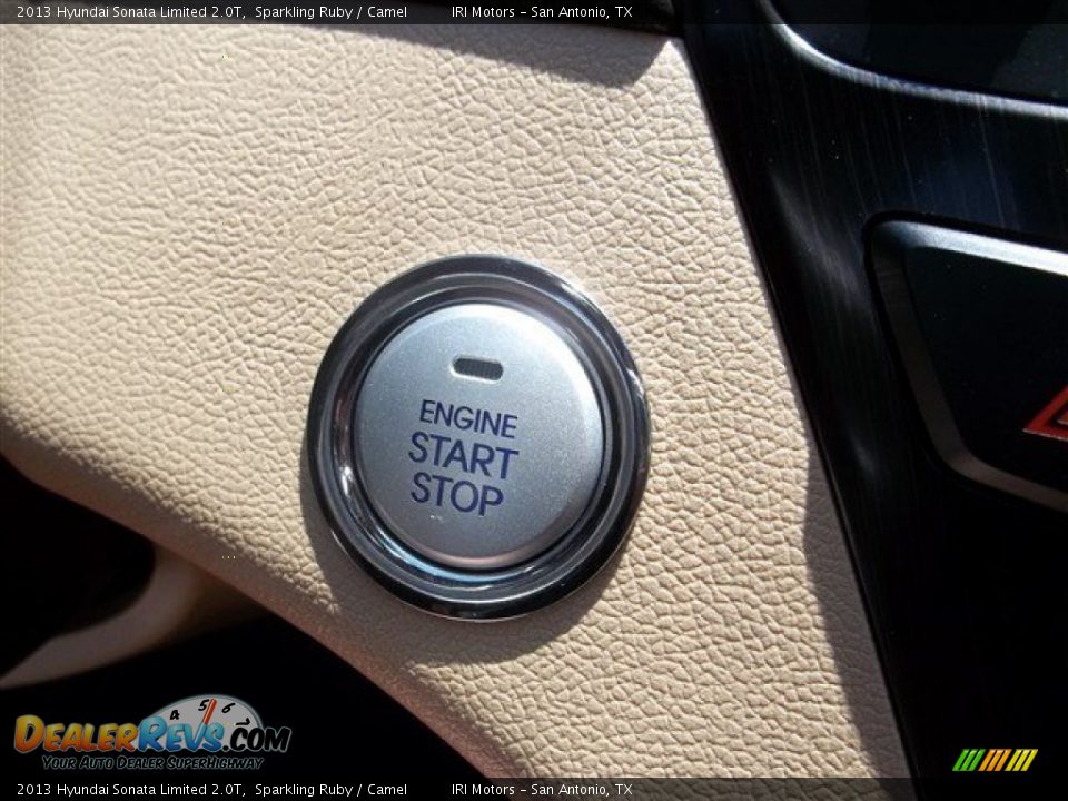 2013 Hyundai Sonata Limited 2.0T Sparkling Ruby / Camel Photo #32