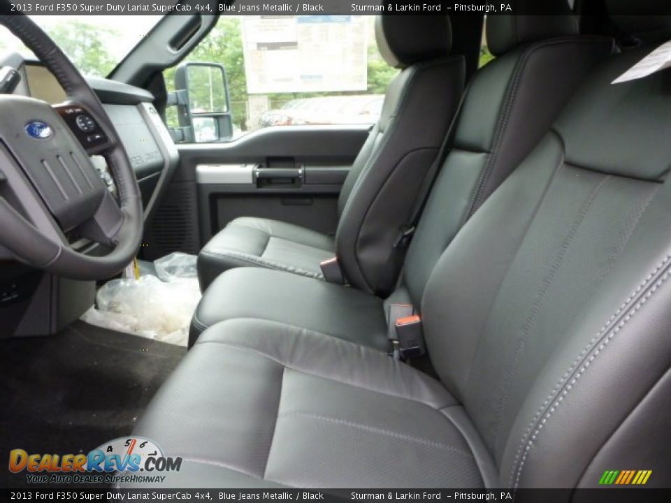 Front Seat of 2013 Ford F350 Super Duty Lariat SuperCab 4x4 Photo #8