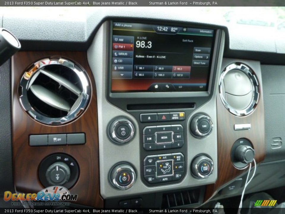 Controls of 2013 Ford F350 Super Duty Lariat SuperCab 4x4 Photo #13