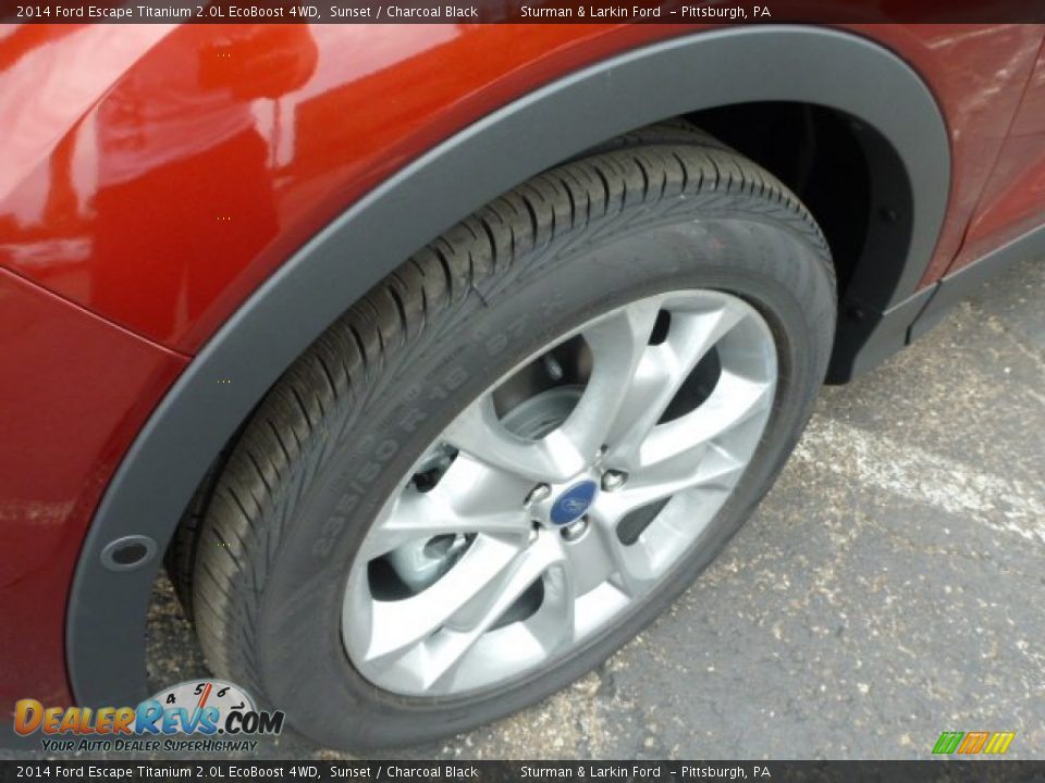 2014 Ford Escape Titanium 2.0L EcoBoost 4WD Wheel Photo #7