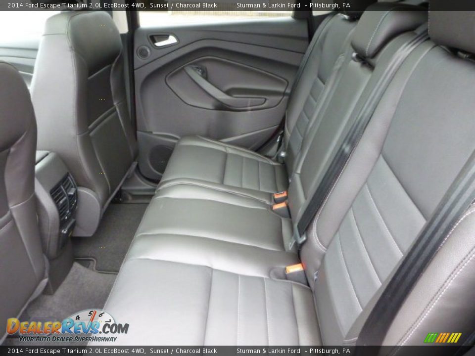 Rear Seat of 2014 Ford Escape Titanium 2.0L EcoBoost 4WD Photo #9