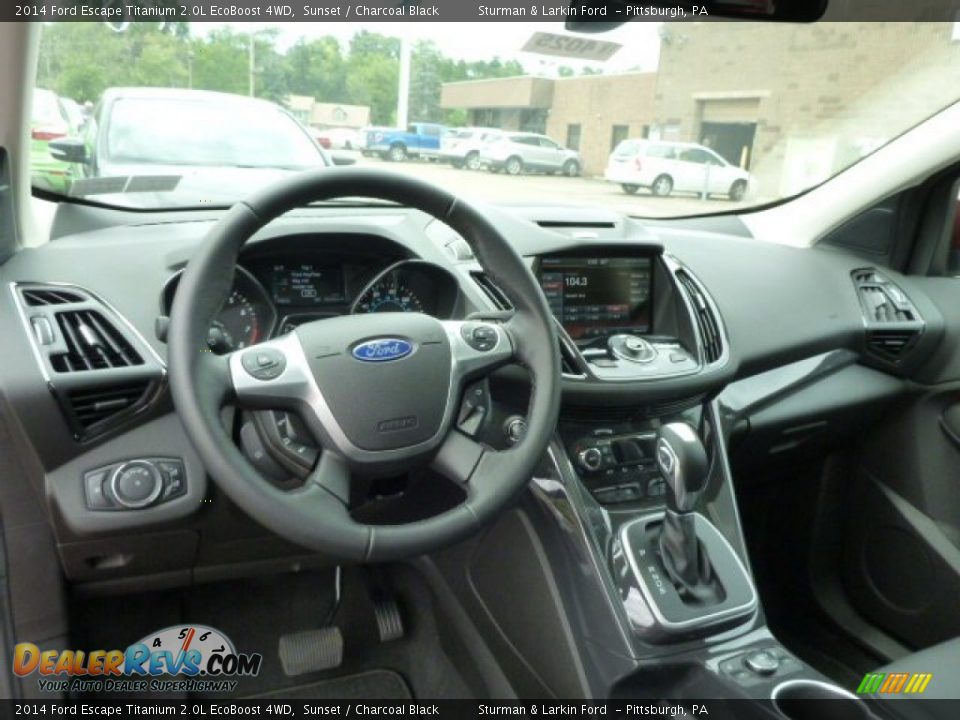 Dashboard of 2014 Ford Escape Titanium 2.0L EcoBoost 4WD Photo #10