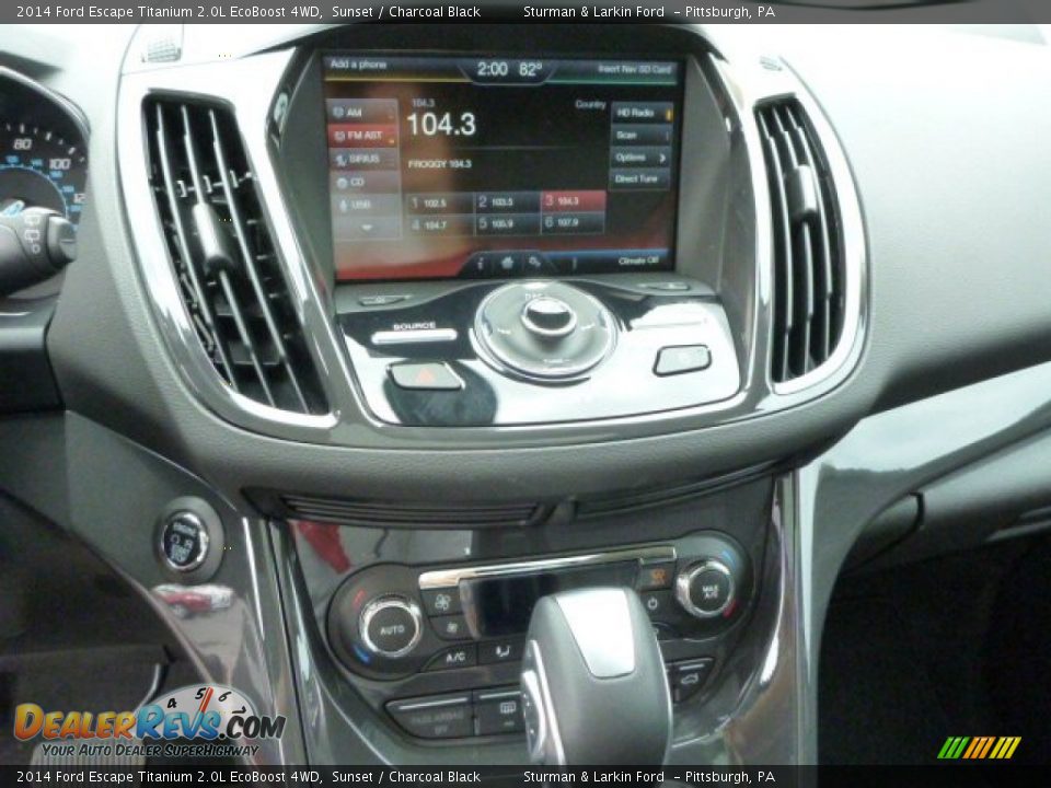 Controls of 2014 Ford Escape Titanium 2.0L EcoBoost 4WD Photo #13