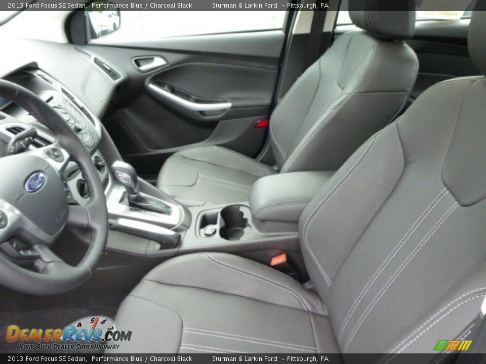 2013 Ford Focus SE Sedan Performance Blue / Charcoal Black Photo #8