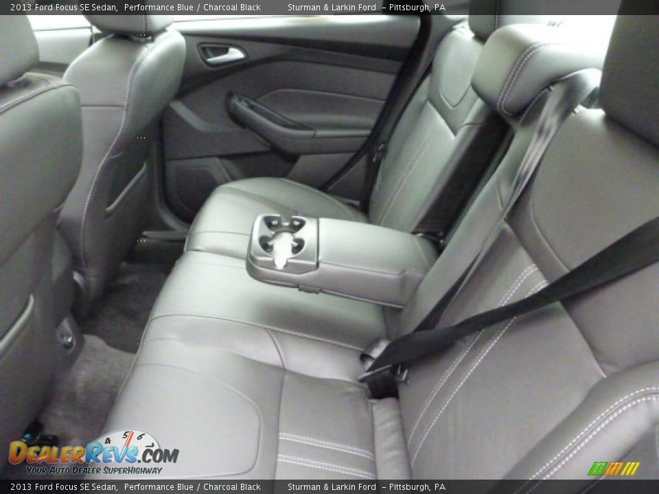 2013 Ford Focus SE Sedan Performance Blue / Charcoal Black Photo #9