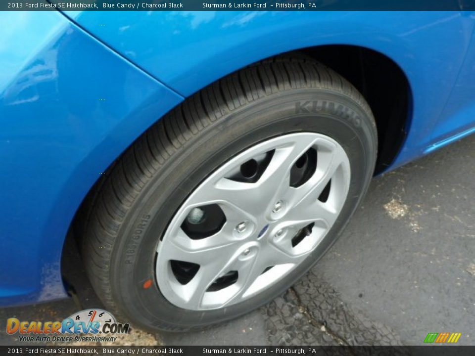 2013 Ford Fiesta SE Hatchback Blue Candy / Charcoal Black Photo #7