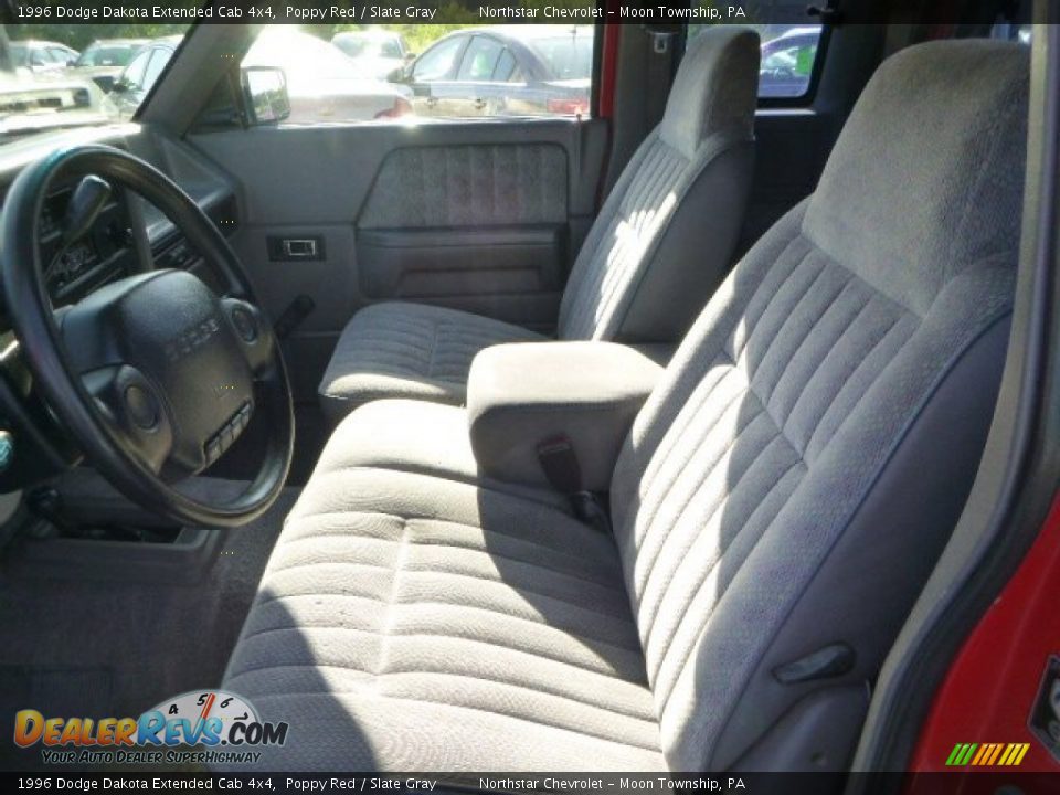 Front Seat of 1996 Dodge Dakota Extended Cab 4x4 Photo #8