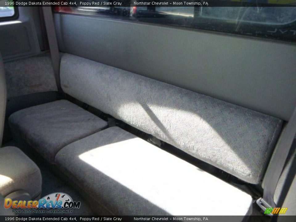 Rear Seat of 1996 Dodge Dakota Extended Cab 4x4 Photo #9