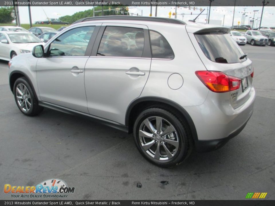 Quick Silver Metallic 2013 Mitsubishi Outlander Sport LE AWD Photo #5