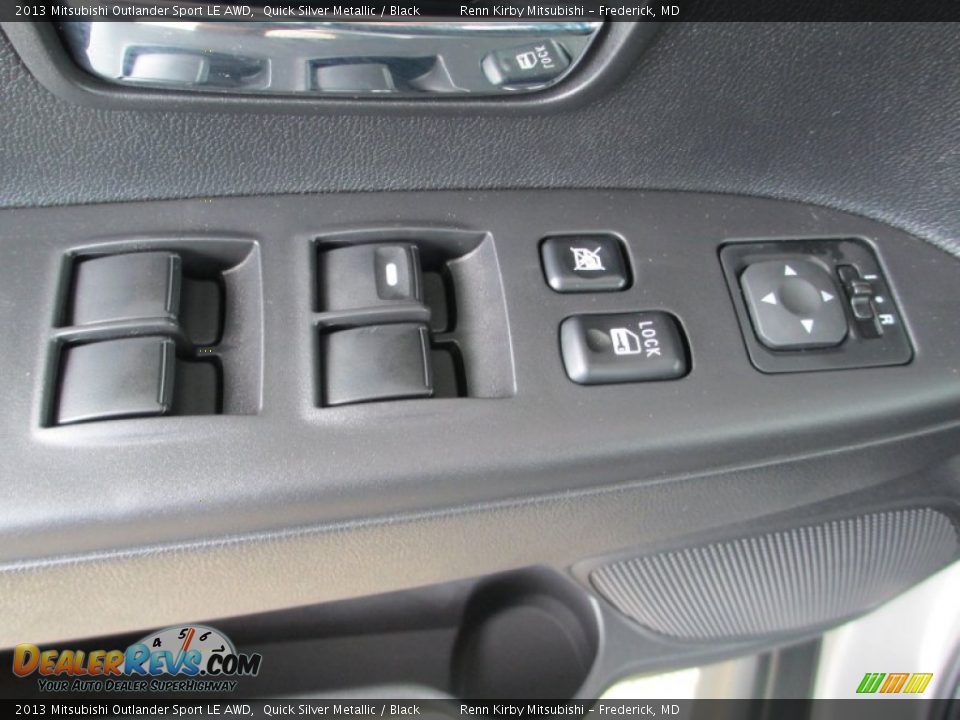 2013 Mitsubishi Outlander Sport LE AWD Quick Silver Metallic / Black Photo #11